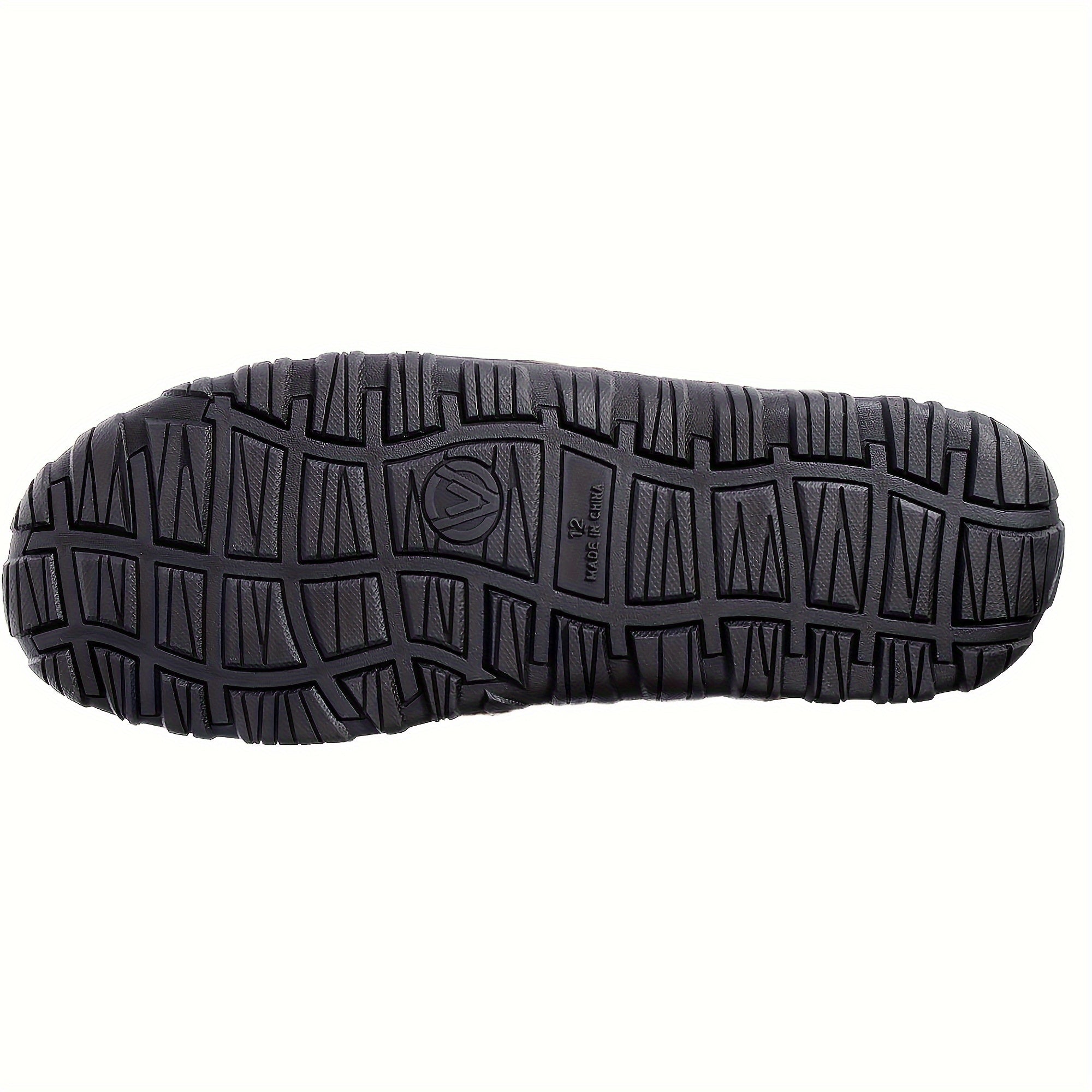 Men's Comfy Fuzzy Lining Moccasin Slippers - Soft, Breathable, Slip-Resistant Indoor Shoes for Business Office, Everyday Wear - Perfect for Cold Winter Days