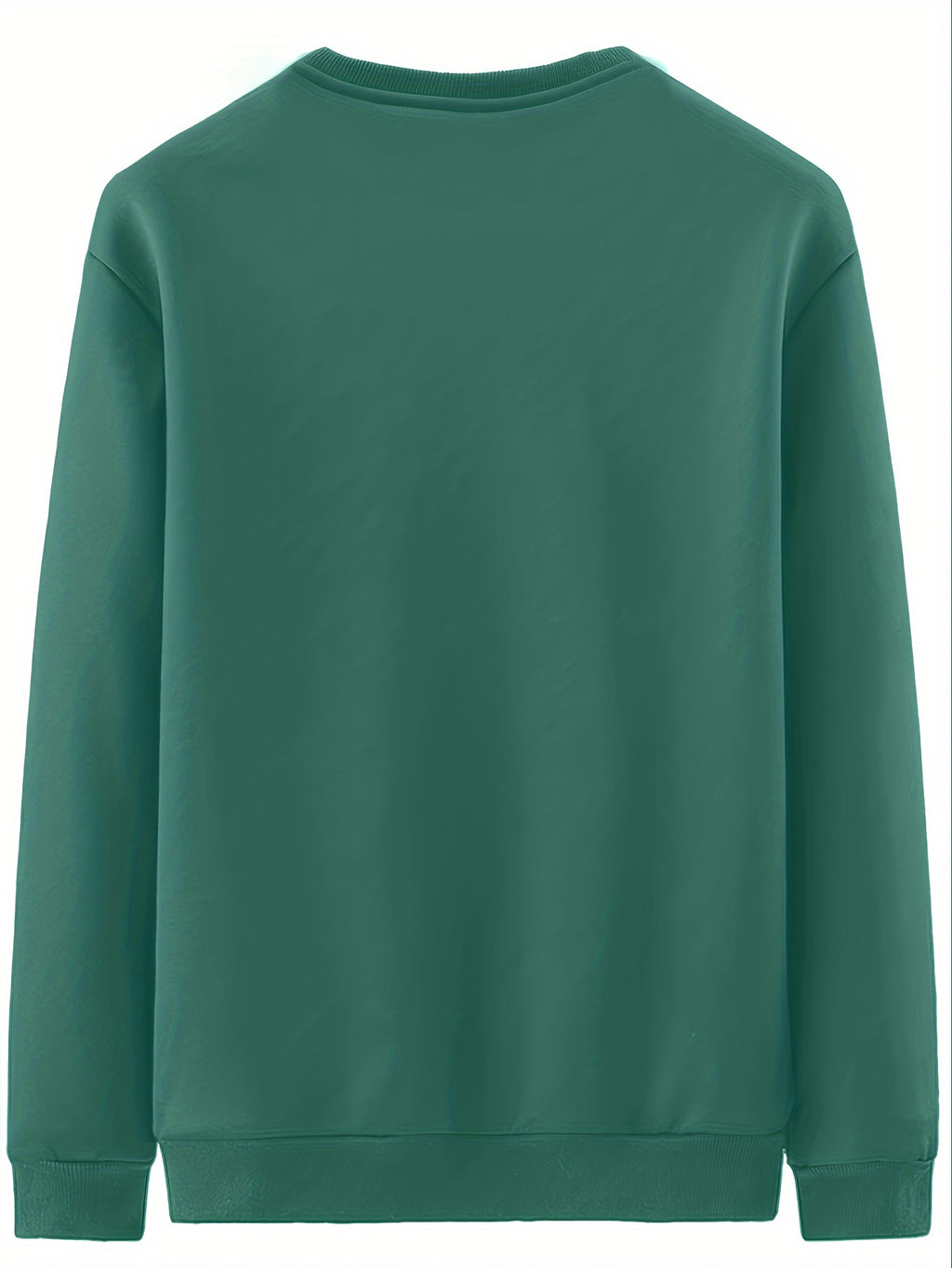 New Men's Casual Fashionable Solid Color Crew Neck Sweatshirts For Autumn And Winter