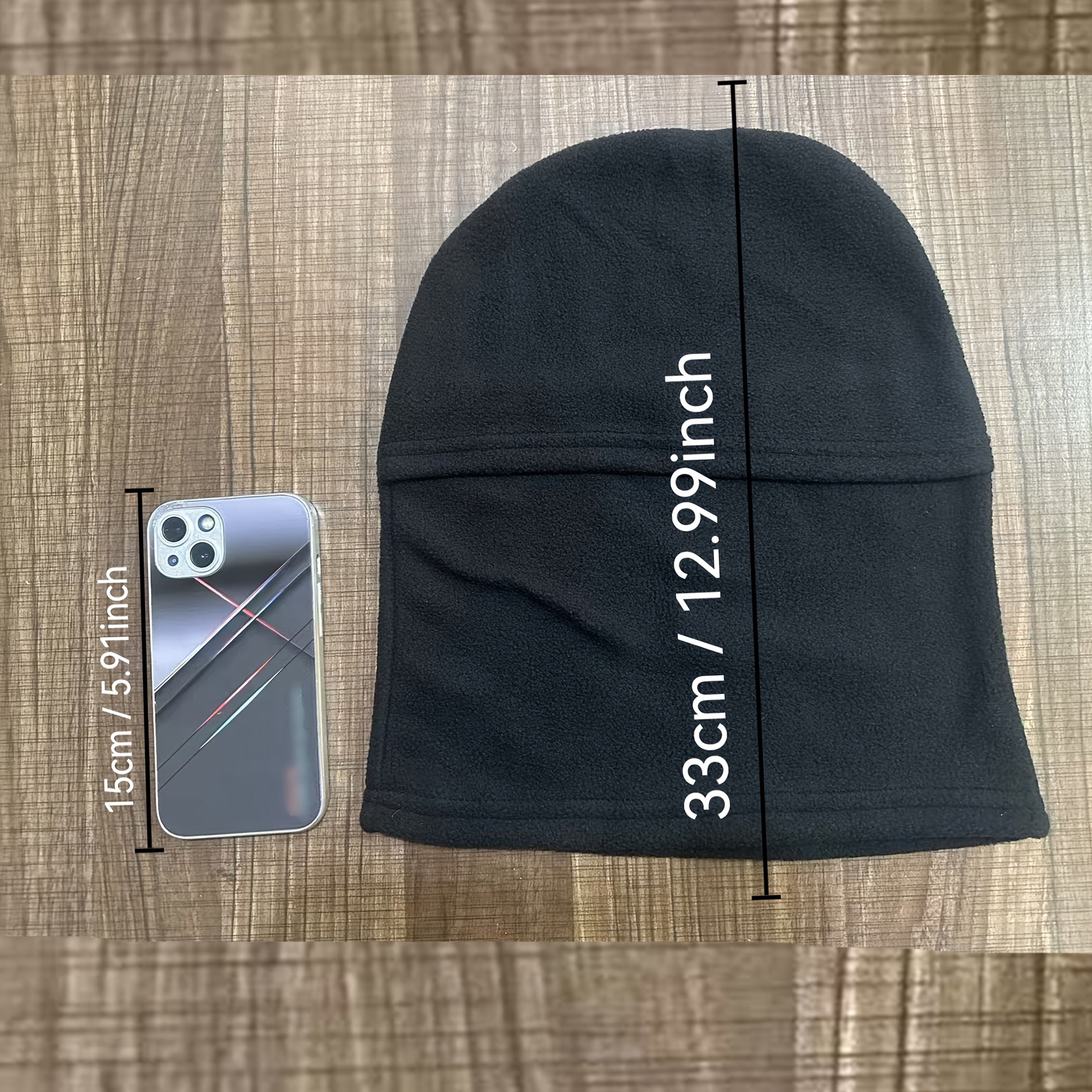 1 Set Winter Essentials Set: Touchscreen-Friendly Gloves, Thick Fleece-Lined Socks & Windproof Balaclava with Ear Protection - 100% Polyester, Warm and Cold Resistant for Outdoor Activities, Winter Clothes