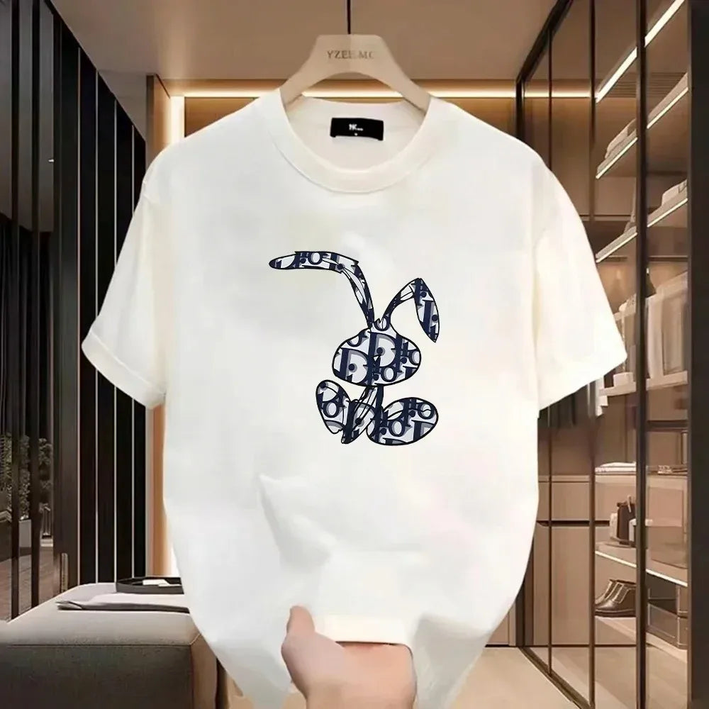 Women Casual T-Shirt Harajuku Y2k Designer Ladies Luxury Tees Female Vintage Trendy Pullover T Shirts women clothing y2k clothes