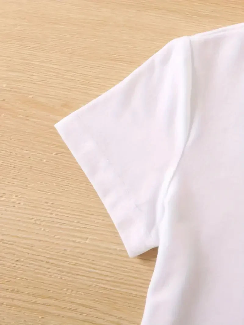 T-shirt Fashion Luxury Brand Cute Bear Print Women Tshirt Summer Graphic Fashion Female T Shirts Woman Clothing Free Shipping