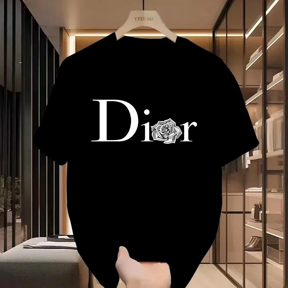 Women Casual T-Shirt Harajuku Y2k Designer Ladies Luxury Tees Female Vintage Trendy Pullover T Shirts women clothing y2k clothes