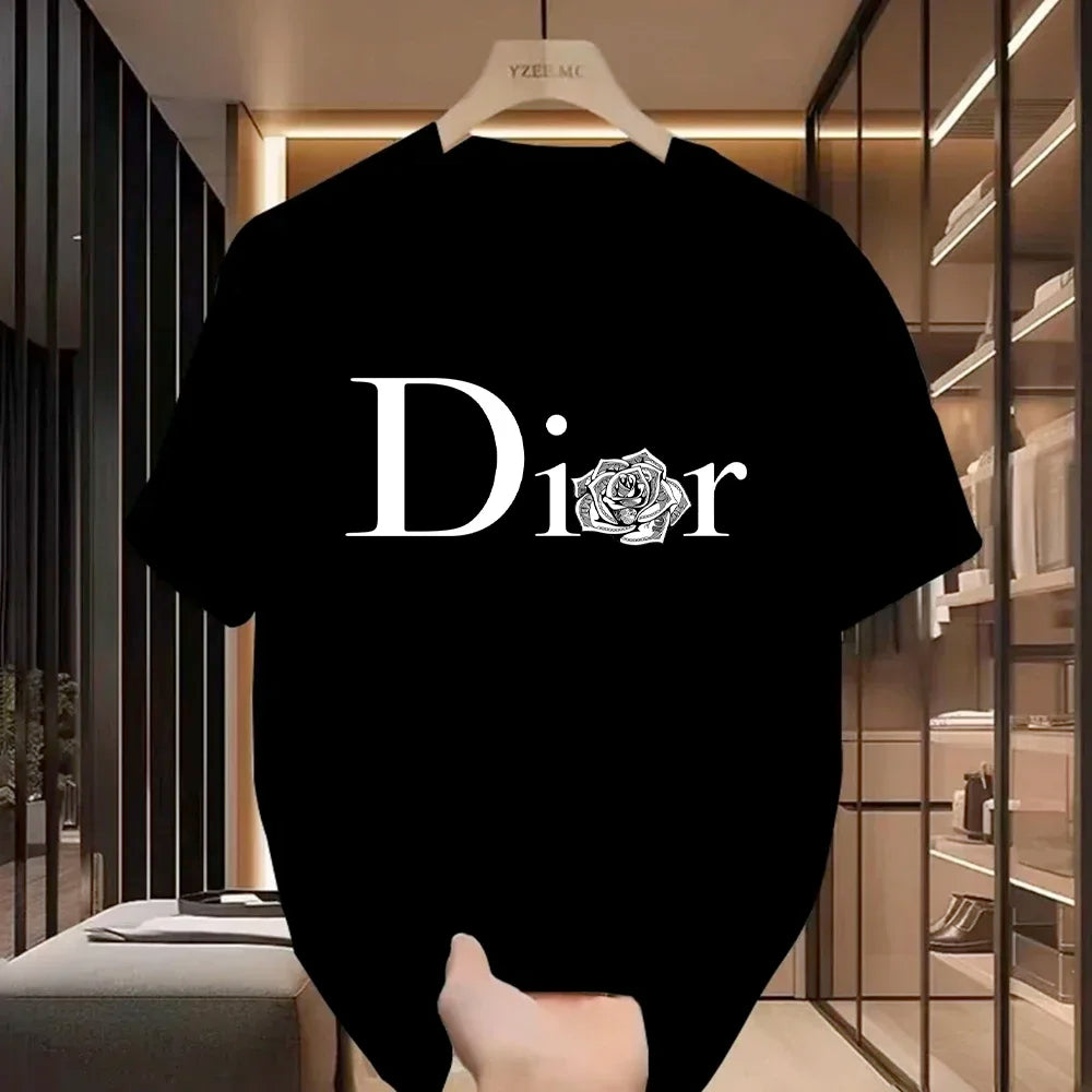 Women Casual T-Shirt Harajuku Y2k Designer Ladies Luxury Tees Female Vintage Trendy Pullover T Shirts women clothing y2k clothes